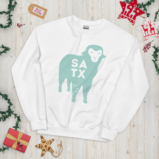 “Shear Joy” Holiday Sweater (Green)